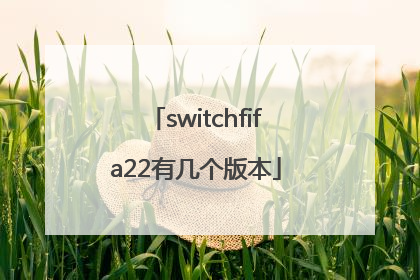 switchfifa22有几个版本